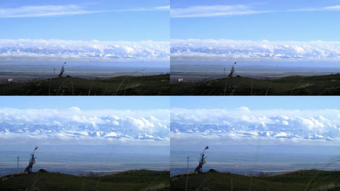 山脉山峰云朵云层延时摄影C021