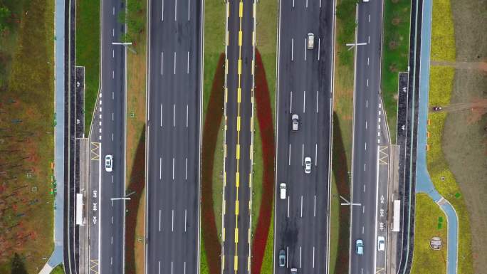 交通运输公路航拍