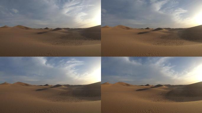 阿拉善自然景色 沙漠光影