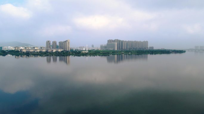 玉环 楚门 海市蜃楼 云海 城市 蓝天