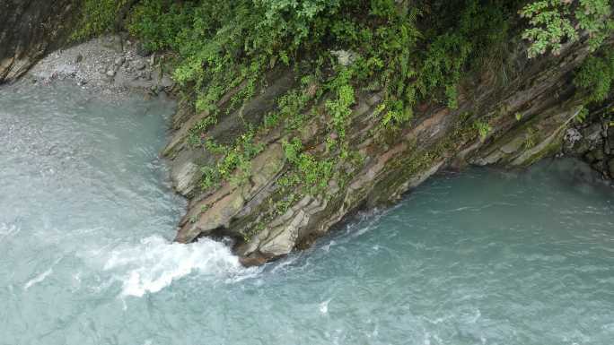 夏日都江堰虹口露营烧烤航拍旅行风光