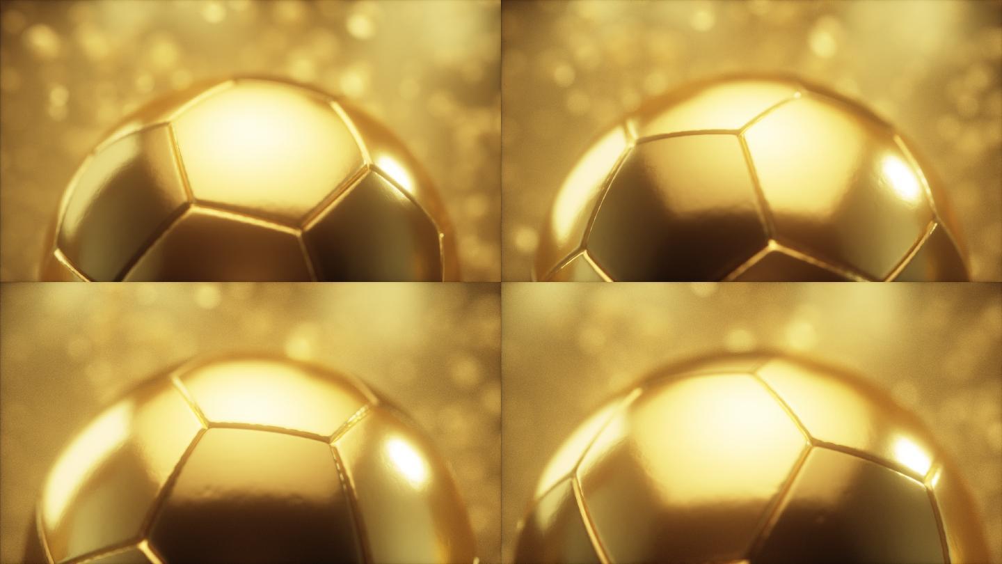 黄金运动、足球金色璀璨球形