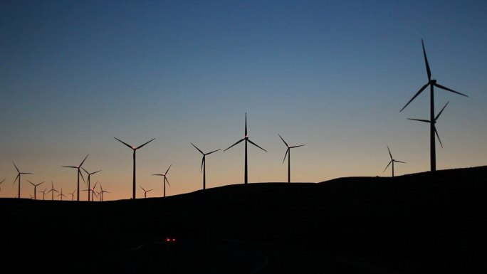 风车颂节能绿色能源太阳能光伏板新能源涡轮