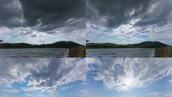 8K 乌云密布 雨过天晴 阴转晴 延时