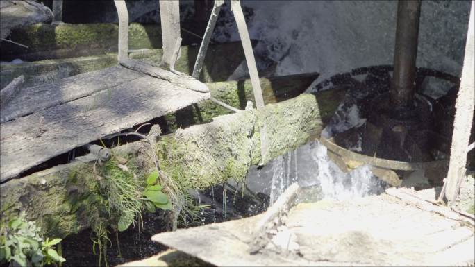 旧水磨灌溉抽水机械