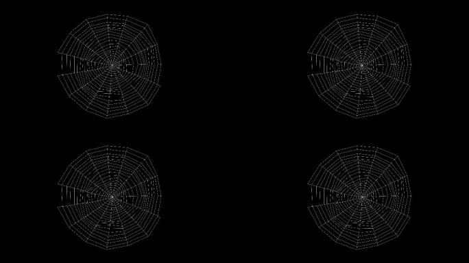 4K蜘蛛网（带透明通道）