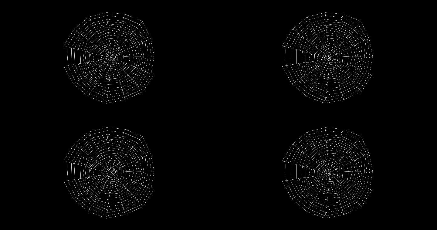 4K蜘蛛网（带透明通道）