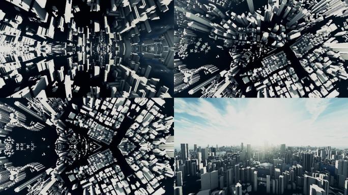 科技城市抽象城市