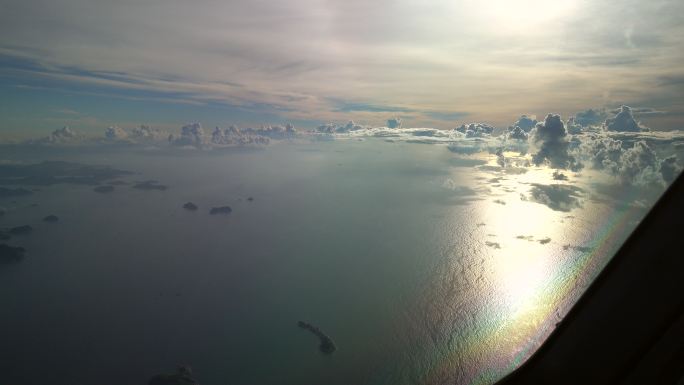 飞越香港岛（飞机POV镜头）