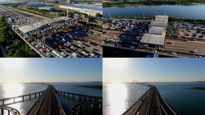 2022青岛跨海大桥航拍