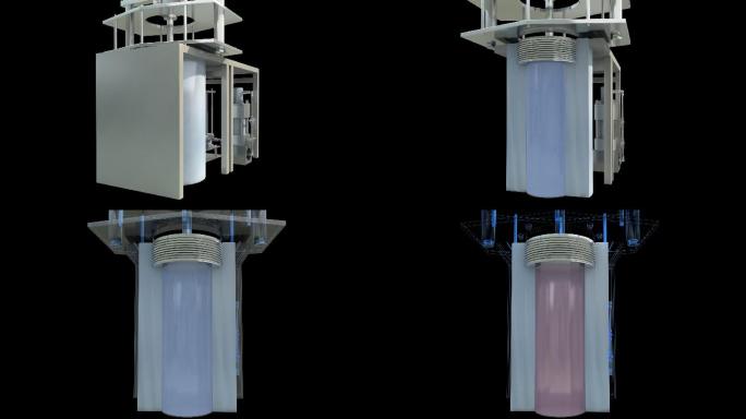 切割设备剖面加压超高压核电核反应高压低压