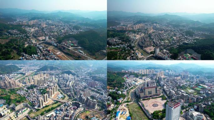 4k航拍贵州黔西南望谟县