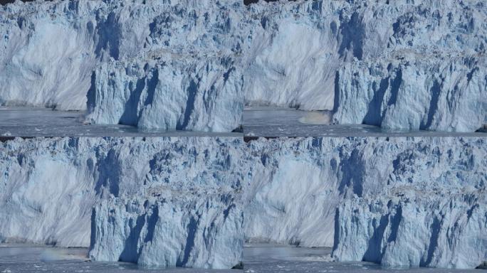 冰川正面崩解入海温室效应极地气候