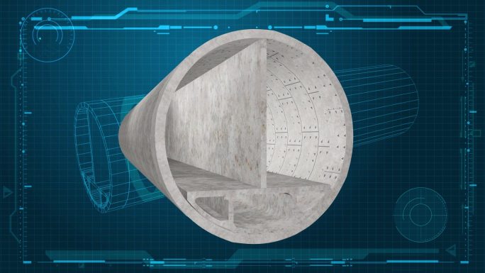 三维隧道管片AE包装
