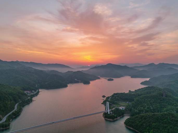 株洲酒仙湖日出延时