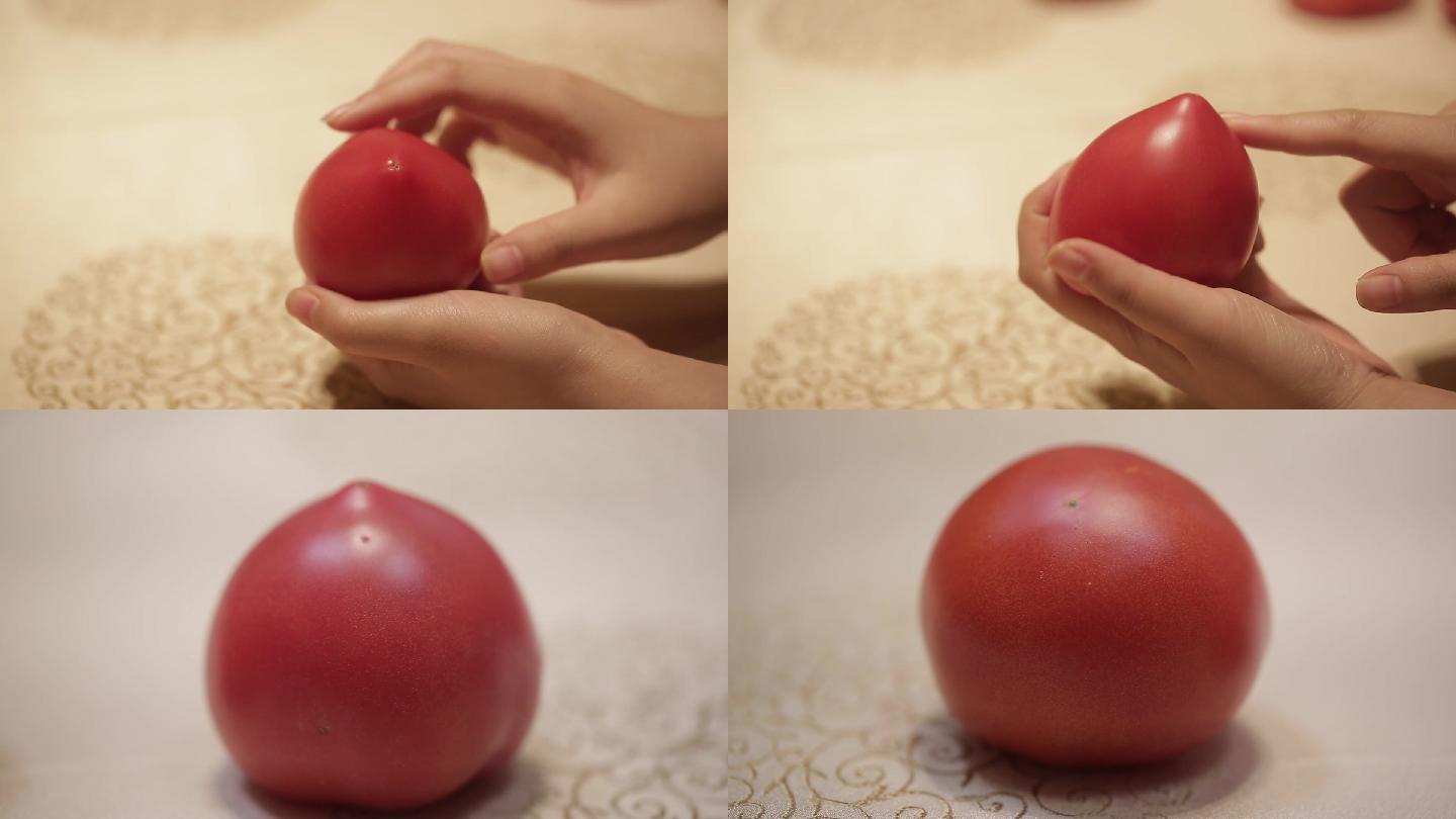 【镜头合集】尖头西红柿番茄   (1)