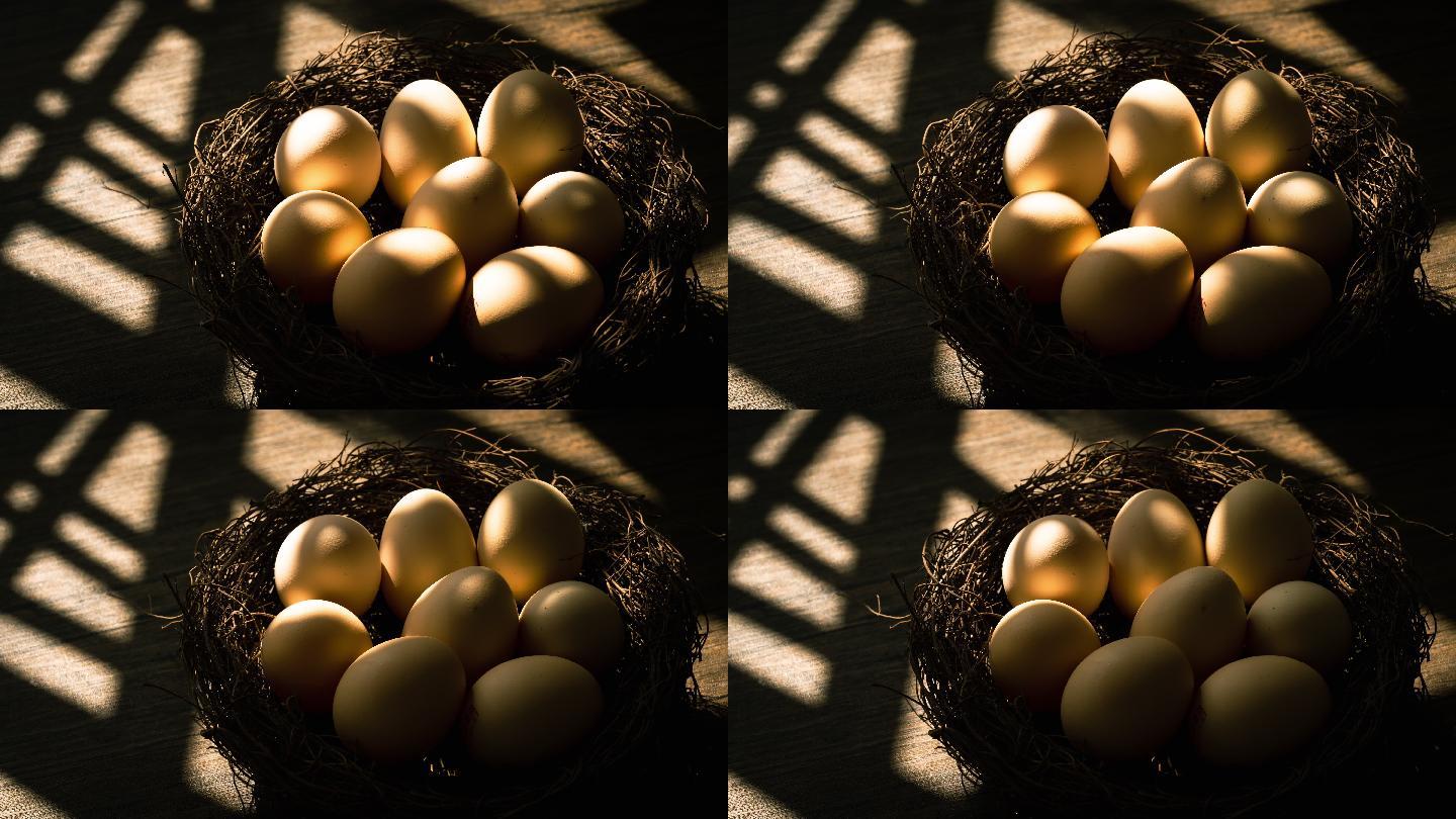 鸡蛋光影 农家鸡蛋 鸡蛋 生态鸡蛋