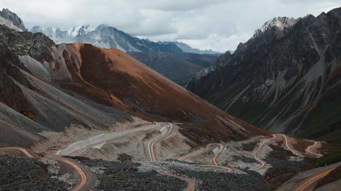 丙中洛察瓦龙察隅石头山滇藏公路光影延时