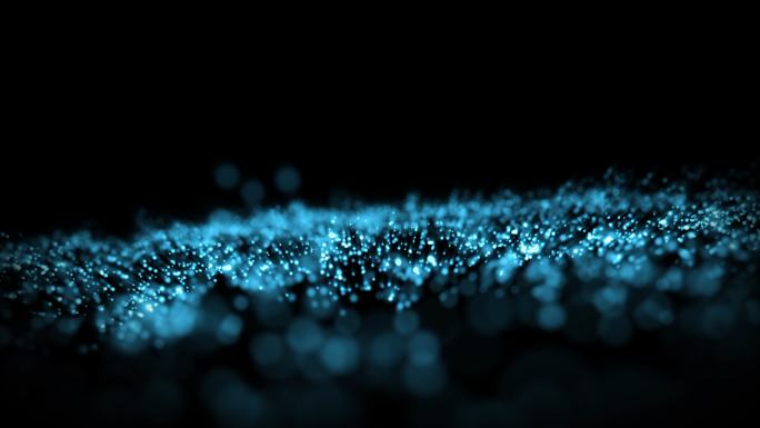 粒子焦点距离梦幻粒子蓝色粒子粒子元素