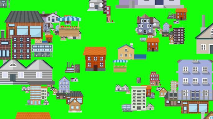 房屋建筑转场视频素材