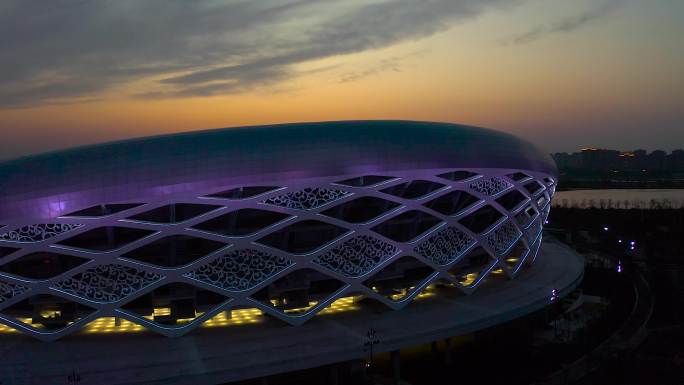 滁州奥体中心——体育场夜景