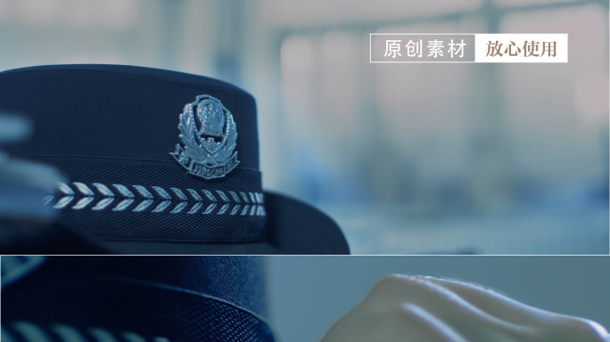 [原创]微电影 警匪片警容 警帽