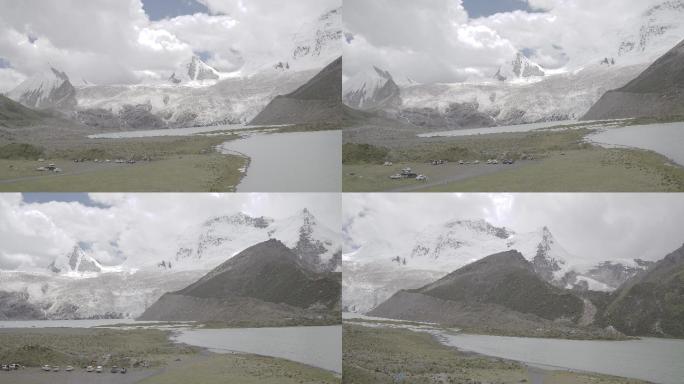 航拍中国 自然风光 航拍西藏 风景雪山