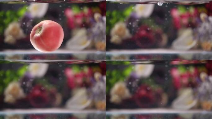 【镜头合集】水下西红柿漂浮