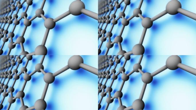 石墨烯片模型六角形