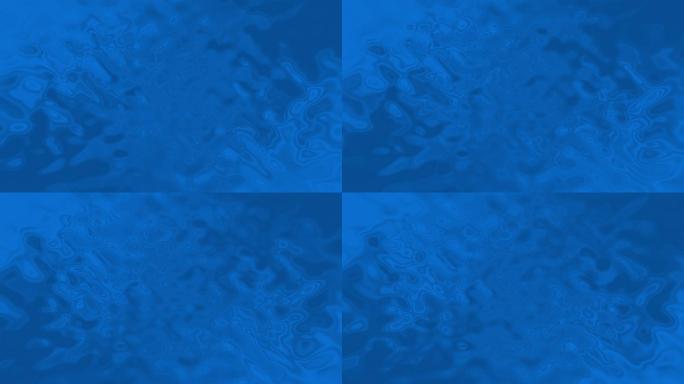4K抽象深蓝色冰冻冰和玻璃效果背景库存视频循环图像