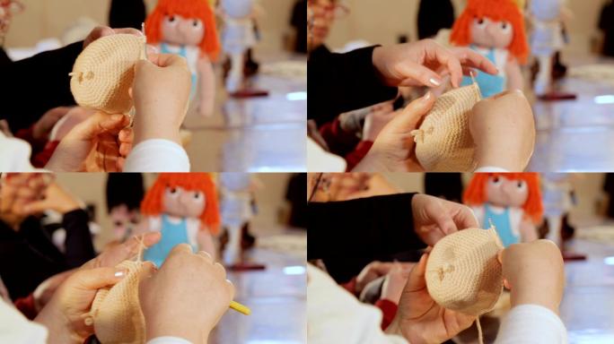 制作玩偶纺织手工六一节
