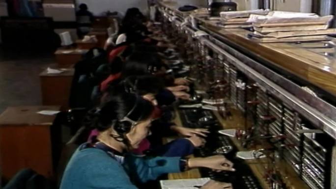 80年代邮电邮政影像视频