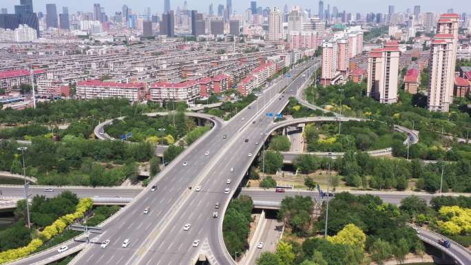 立交桥 天津城市交通 天津全景 天津车流