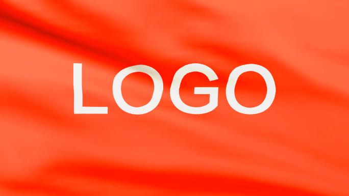 4K旗帜丝绸动画模板