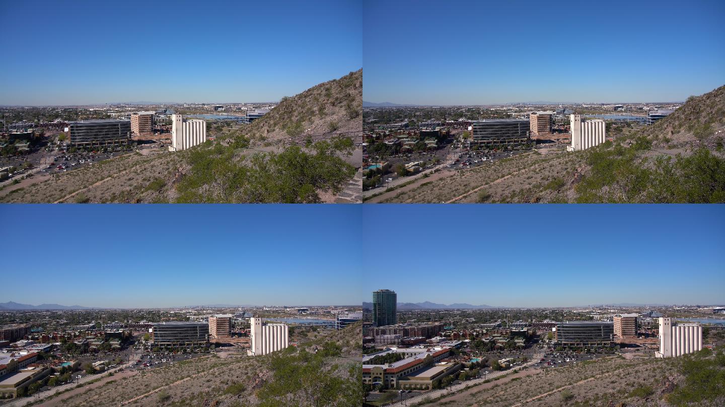 远景：从A山俯瞰坦佩/坦佩，亚利桑那州，美国