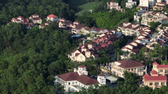 中山城市风光中山地产长江综合市场别墅区