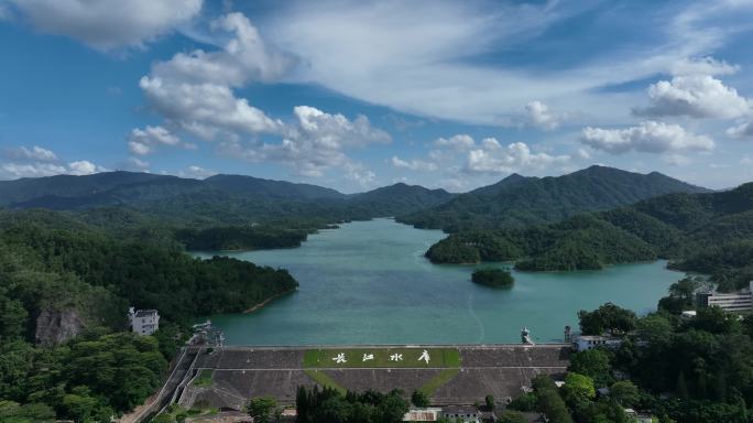 中山宣传片素材长江水库水源地国家森林城市