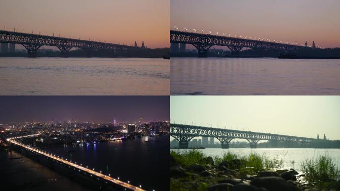 长江大桥  夜景