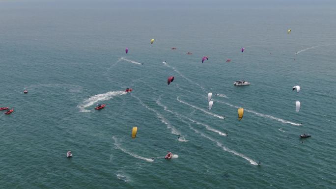 海上运动 风筝板视频素材