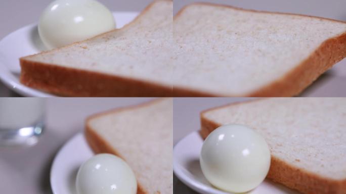 【镜头合集】牛奶面包鸡蛋营养早餐