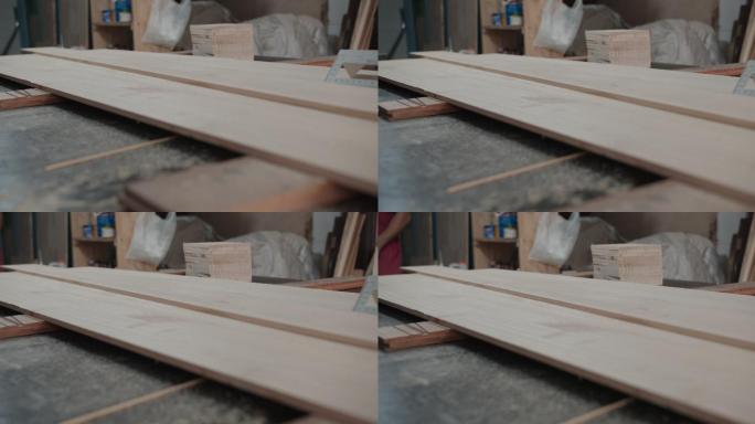 切割和制作家具用木质材料