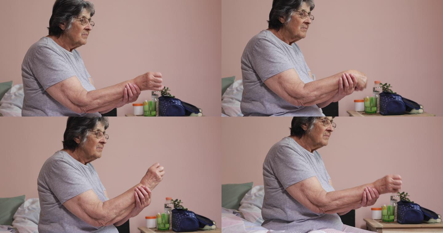康复和家庭锻炼老人老龄化长寿