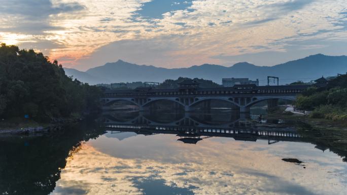 中国柳州斯那江风雨桥