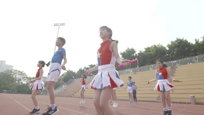 学生才艺表演跳绳表演比赛大赛技能运动挑战