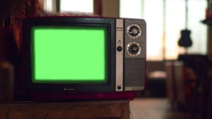 回忆旧时光怀旧场景老旧电视机效果