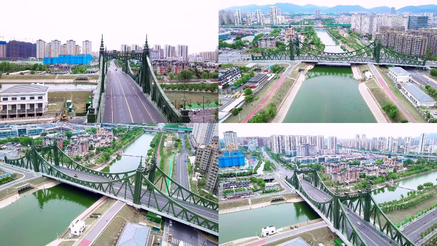 南京江北浦云路大桥航拍