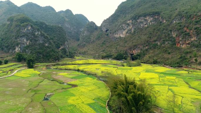 云南文山州坝美旅游景区航拍