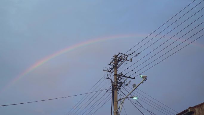 10121雨后彩虹实拍