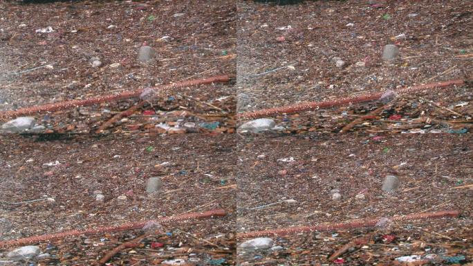 环境污染塑料袋肮脏垃圾袋