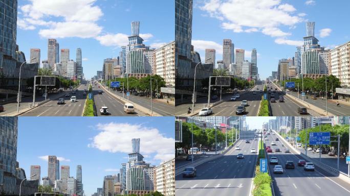 6K 国贸 车流 国贸桥 CBD